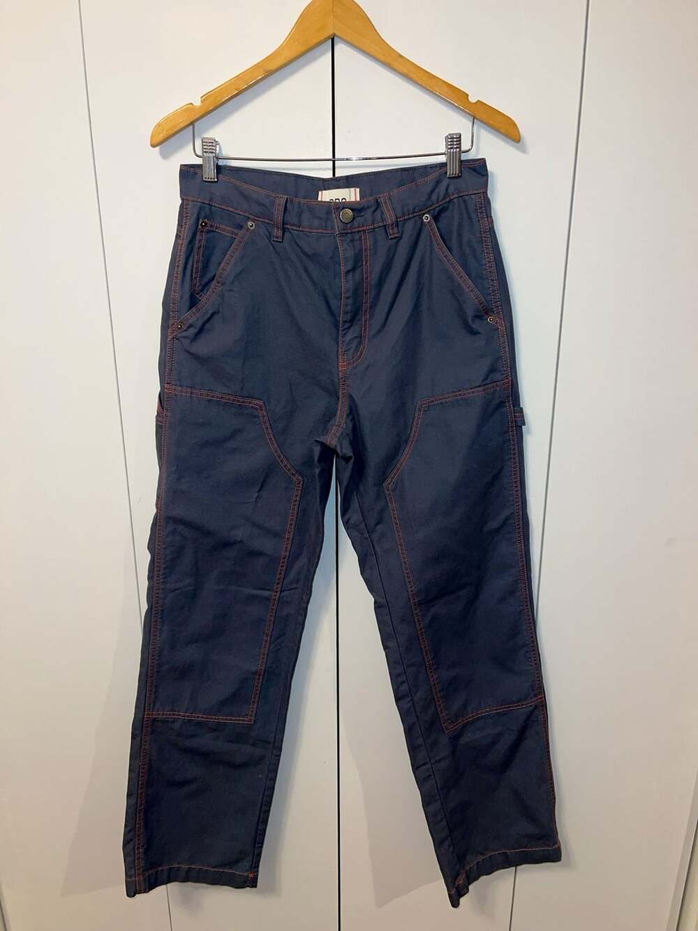 BDG Urban Outfitters Carpenter Pants 30x30 Grey Contrast Stitch
